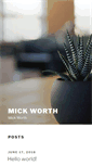 Mobile Screenshot of mickworth.com